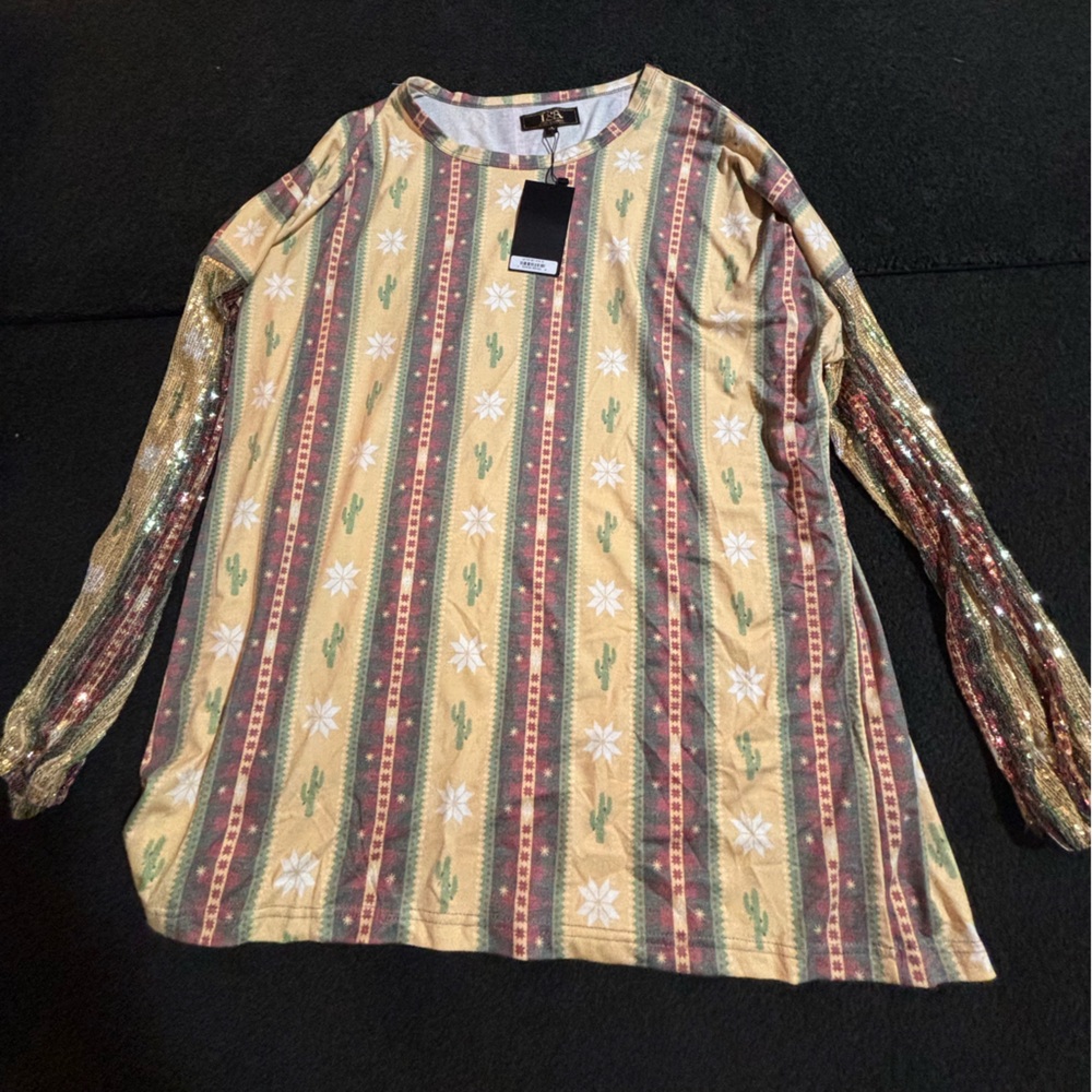 Lucky & Blessed Multicolor Striped Blouse